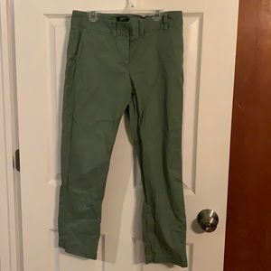 Talbots light weight green dress pants.